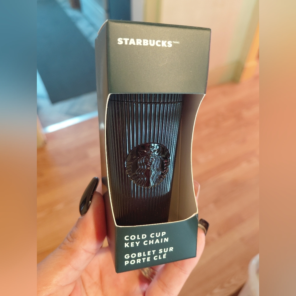 Starbucks Black Miniature Cup Keychain - Picture 2 of 4